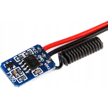 Bezpečnostní kamera Řídicí jednotka Elektroweb Mikro vysílač RF signálu 433MHz 3V-12V