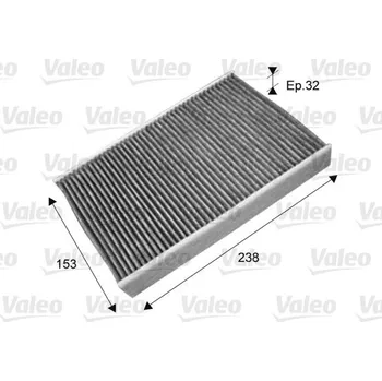 Ventilátor topení a klimatizace Filtr, vzduch v interiéru VALEO 715722