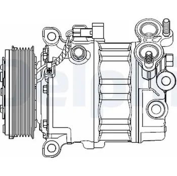 Kompresor klimatizace Kompresor, klimatizace DELPHI CS20512