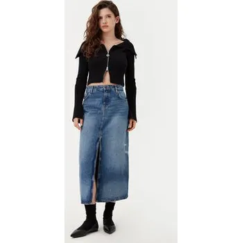 Dámská sukně HUGO Džínová sukně 50531699 Modrá Regular Fit M