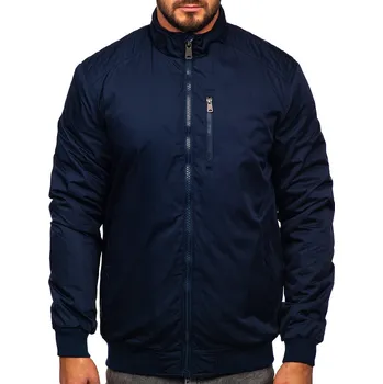 Tmavě modrá pánská přechodová bunda Bolf 1907 - XL