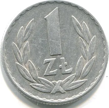 POLSKO. 1 złoty 1965.