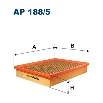 Vzduchový filtr Vzduchový filtr FILTRON AP 188/5
