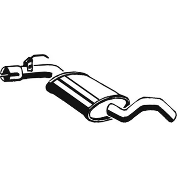 Tlumič výfuku Střední tlumič výfuku ASMET 03.048