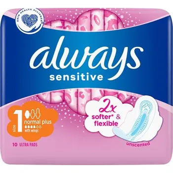 Menstruační vložka Always Sensitiv Ultra Normal Plus vložky 10ks