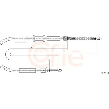 Autodíl Tažné lanko, parkovací brzda COFLE 1281P2
