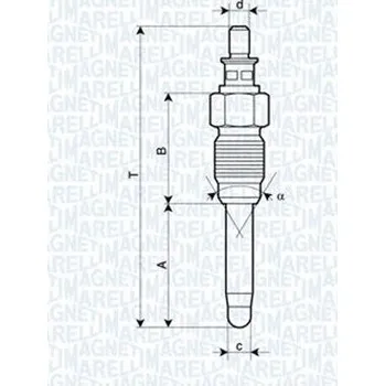 Autoelektrika Žhavící svíčka MAGNETI MARELLI 062900059304