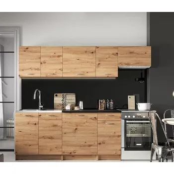 Kuchyňská linka Kuchyňská linka Mela 180/240cm dub artisan