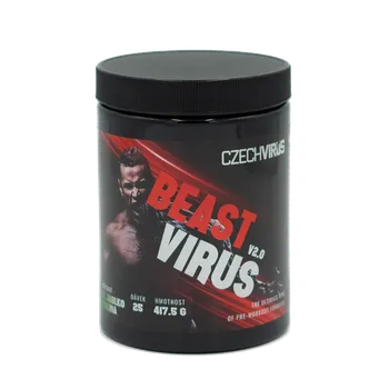 Fitness strava Czech Virus Beast Virus V2.0 417,5 g sour apple and raspberry