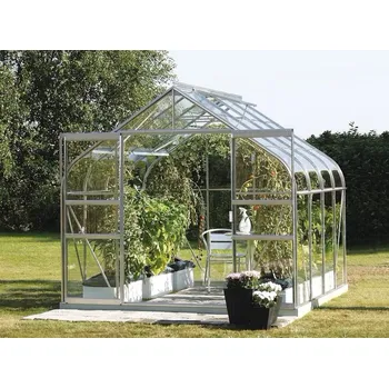 Skleník Zahradní skleník VITAVIA DIANA 6700, čiré sklo 3 mm, stříbrný Varianta: skleník VITAVIA DIANA 6700 čiré sklo 3 mm stříbrný LG4218
