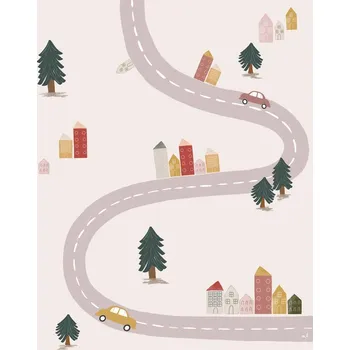 Plakát Plakát, Obraz - Pink Village, Menina Lisboa