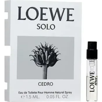 Pánský parfém Loewe Loewe Solo Cedro, EDT - Vzorek vůně Pre mužov Toaletní voda