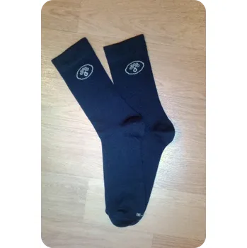 Pánské ponožky Surtex ponožky tmavé společenské vysoké 90% merino Velikost EU: 43-46