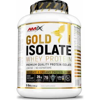 Sportovní výživa Amix Gold Whey Protein Isolate 2280 g vanilla