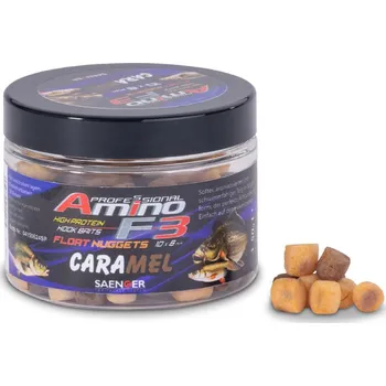 Boilies Saenger plovoucí nuggetky Amino F-3 10x8mm Karamel 50g