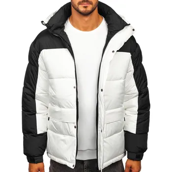 Bílá pánská prošívaná zimní bunda Bolf 31M5008 - S/48