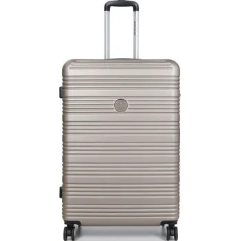 Velký cestovní kufr na kolečkách s expandérem 100 l Worldline 805 zlatá/champagne