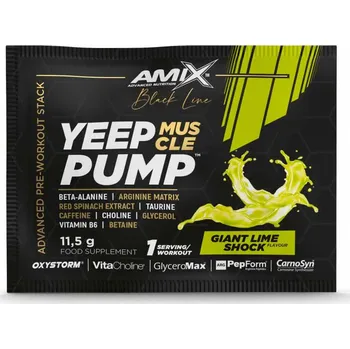 Fitness strava Amix Black Line Yeep Pump Muscle 11,5 g giant lime shock