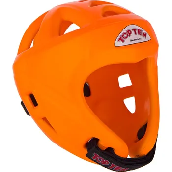 Chránič hlavy na box a bojový sport Přilba Top Ten Avantgarde - neon. oranžová, 4066-3 L