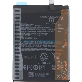 Baterie Xiaomi BN5D 5000 mAh (Redmi Note 11S, Note 12S, Poco M4 Pro), originální a zpět 44 Kč s ATC Clubem