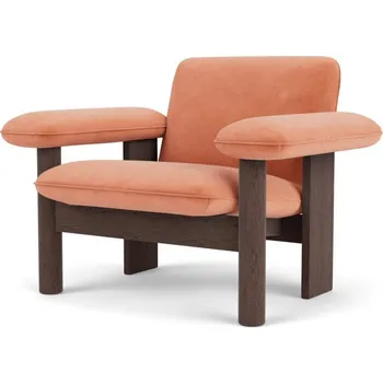 Křeslo Audo Copenhagen Křeslo Brasilia Low Back, Avalon 012/dark stained oak