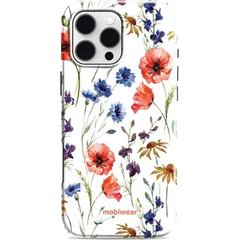 Pouzdro na mobilní telefon Odolný obal Mobiwear Elite Pro - Apple iPhone 16 Pro Max - EP04E Luční kvítí (Odolné pouzdro, obal kryt Mobiwear Elite Pro - maximální ochrana mobilu, zesílené hrany, přesné výřezy, pohodlné držení, odolná grafika, kvalitní materiály)