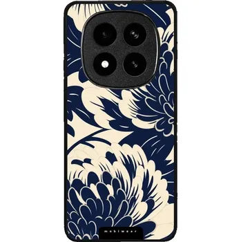 Pouzdro na mobilní telefon Lesklý kryt Mobiwear Glossy - Xiaomi Redmi Note 14 Pro Plus 5G - GA40G Modré a béžové květy (Prémiové lesklé pouzdro, obal, kryt Mobiwear Glossy na mobil Xiaomi Redmi Note 14 Pro Plus 5G - GA40G Modré a béžové květy, materiál Plast + TPU silikon - krytí p