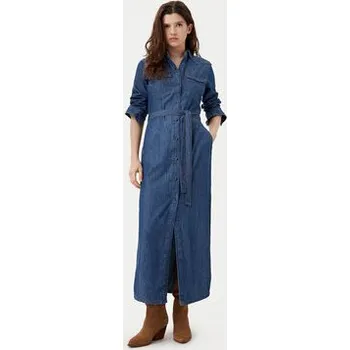 Dámské šaty Noisy May Košilové šaty Sigga 27032159 Tmavomodrá Regular Fit XS