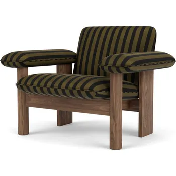 Křeslo Audo Copenhagen Křeslo Brasilia Low Back, Cabanon Soft/walnut