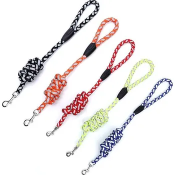 Vodítko pro psa Surtep Animals Reflexní vodítko Knitted pro psa 1,2/120cm Barva: Černá, Velikost: 1,2/120cm