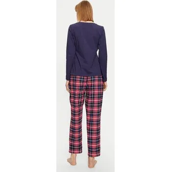 Pánské pyžamo Selmark Pyžamo The Big Family P7275 Tmavomodrá Regular Fit 1