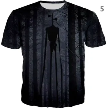 Dívčí tričko Siren Head tričko s 3D potiskem Motiv: 5, Velikost: 130