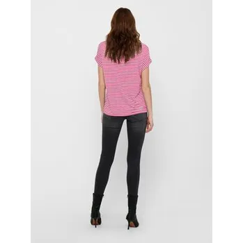 Dámské tričko ONLY T-Shirt Moster 15206243 Růžová Regular Fit XS