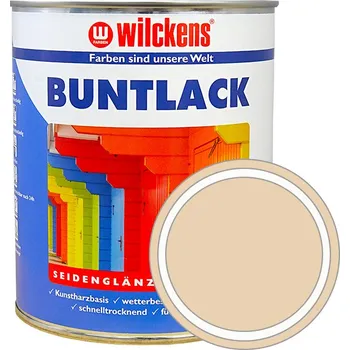barva na zeď Wilckens Buntlack Seidenglaenzend 750 ml krémová