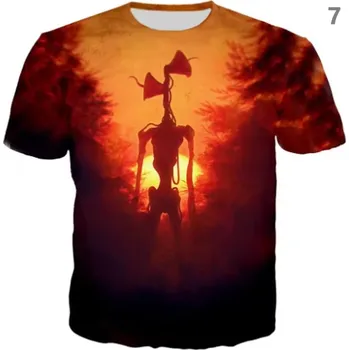 Dívčí tričko Siren Head tričko s 3D potiskem Motiv: 7, Velikost: 150