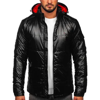 Černá pánská sportovní přechodová prošívaná bunda Bolf 2137 - 3XL