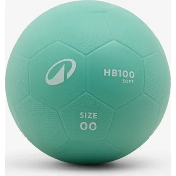 Fotbal KIPSTA Házenkářský míč pro začátečníky H100 Soft z PVC velikost 00 00 ZELENÁ