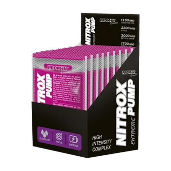 Fitness strava Prom-In Essential Nitrox Pump Extreme 10 x 15 g malina