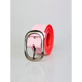 Opasek Stylový dámský pásek v růžové barvě 3,5 cm, Obvod pasu / celková délka pásku 100cm