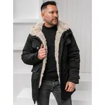 Černá pánská zimní bunda parka Bolf 22M318A1 - S