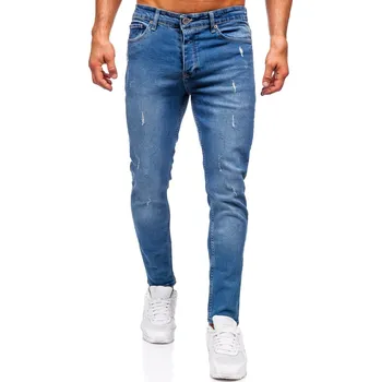 Pánské kalhoty Tmavě modré pánské džíny slim fit Bolf 6469 - 31/M
