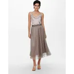 ONLY Midi sukně 15214303 Hnědá Regular Fit M
