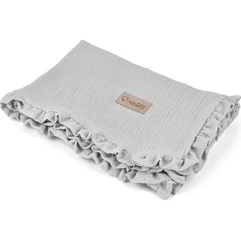 Dětské zboží Albero Mio Mušelínová dečka ŠEDÁ