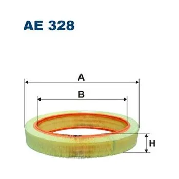 Vzduchový filtr Vzduchový filtr FILTRON AE 328