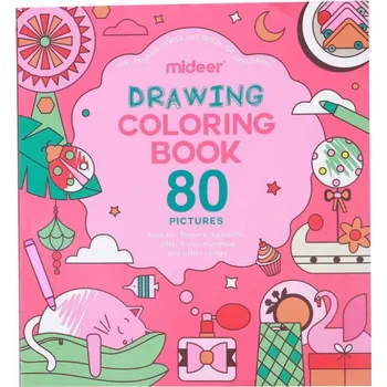 omalovánky Kniha omalovánek pro děti - Mideer - růžové