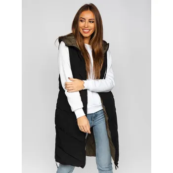 ČernáI dámská prodloužená prošívaná vesta Bolf B8022 - L