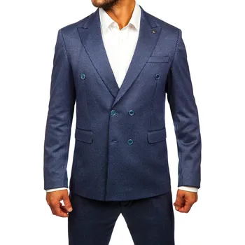 Tmavě modré pánské ležerní sako Bolf 044 - XL/54