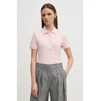 Pánské tričko Polo tričko Lacoste PF5462 růžová 30X, vel. 34