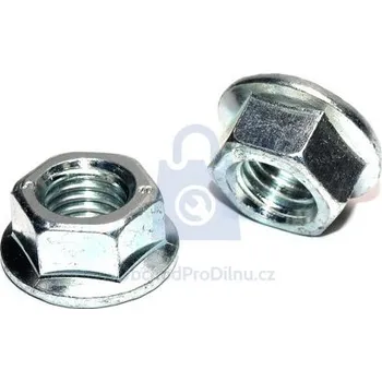 Matice Matice šestihranná s hladkým límcem, DIN 6923, pevnost 8, pozinkovaná M10 - hobby balení, balení 1 ks