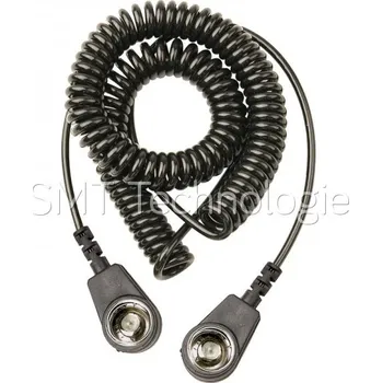 ESD Spirálový uzemňovací kabel, 10mm/10mm, 2,0m, černý, 230225 - 100105384